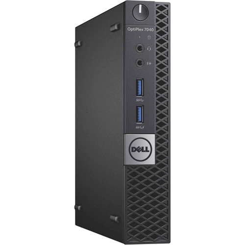Refurbished Dell OptiPlex 7040, Tiny Intel HD Graphics 530,i7-6700T, 16GB, 256GB, PCIe, 2 Years Warranty, 100852-21024