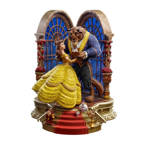 IRON STUDIOS  Disney 100Th - Beauty And The Beast Deluxe - Art Scale 1/10