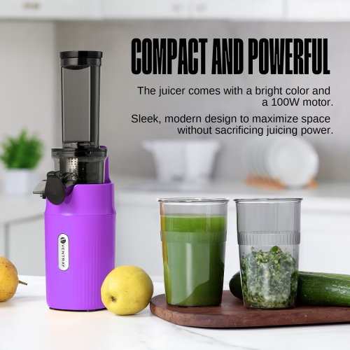 Ventray Essential Ginnie Juicer, Compact & Slow, Nutrient Dense, Best Gift for Family