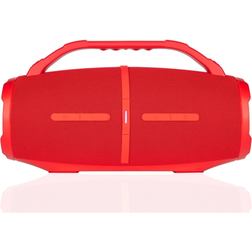 Sharp Waterproof Bluetooth Speaker with DSP Technology-Red