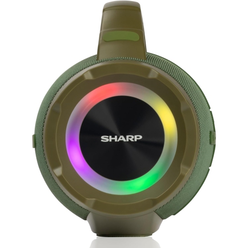 Sharp Waterproof Bluetooth Speaker with DSP Technology-Green