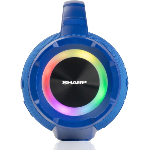 Sharp Waterproof Bluetooth Speaker with DSP Technology-Blue