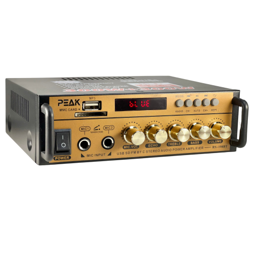 PEAK Karaoke Gold Bluetooth Amplifier: PK-AMP-001