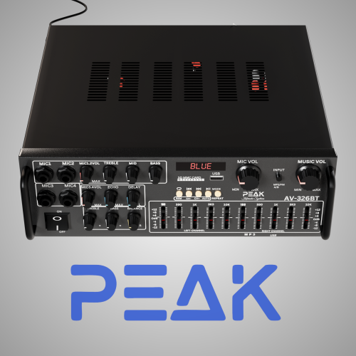 PEAK Elite Series Karaoke Amplifier - 1200W