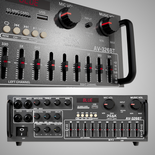 PEAK Elite Series Karaoke Amplifier - 1200W