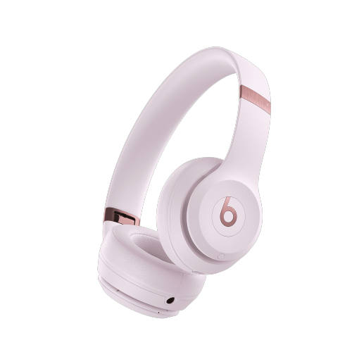 Beats Solo 4 - Wireless Bluetooth On-Ear Headphones, Apple & Android Compatible, Up to 50 Hours of Battery Life - Cloud Pink