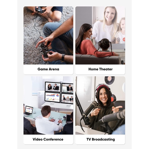 NIERBO 1FT/0.3M, HDMI Extension Cable Male-Female Adapter for TV, 4K@120Hz 8K@60Hz 2.1 High Speed 48Gbps, Compatible Google Chrome Cast, Roku Stick,