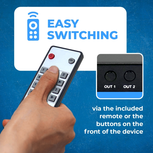 OREI 4x2 HDMI Matrix With Audio Extraction