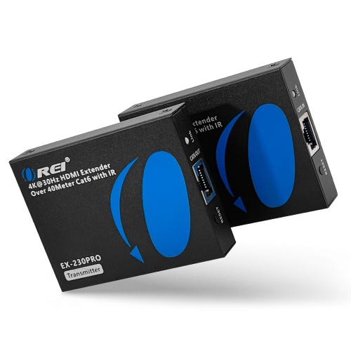 OREI 4K HDMI Extender Over CAT6/7 RJ45 4K@30Hz Up To 130 Ft & 1080p Up To 230 Ft