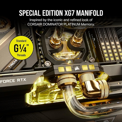 Corsair Hydro X Series XG7 RGB 4080 SUPRIM/Trio GPU Water Block - for MSI GeForce RTX™ 4080 SUPRIM and Gaming Trio Cards