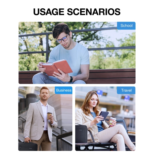 Bagsmart Hydrogen Laptop Briefcase-13.3Inch Black