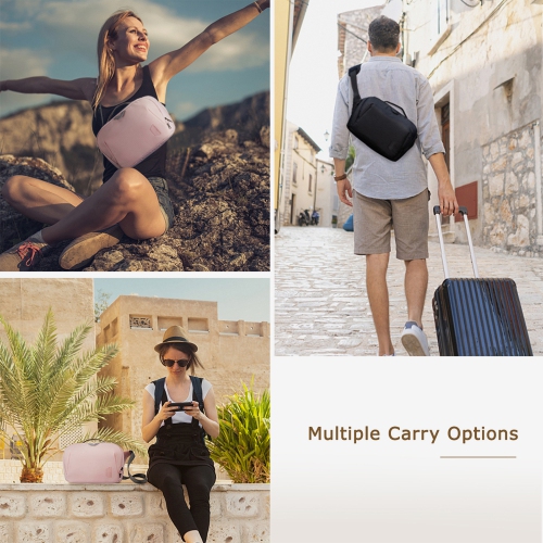 Bagsmart SLR DSLR Camera Sling Bag Purse Crossbody Bag Black