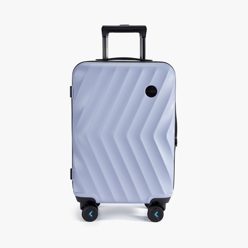 Bagsmart Globetrotter 21" Hardside Rolling Carry-on Stylish Suitcase Light Purple