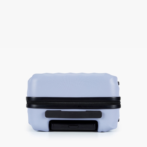 Bagsmart Globetrotter 21" Hardside Rolling Carry-on Stylish Suitcase Light Purple