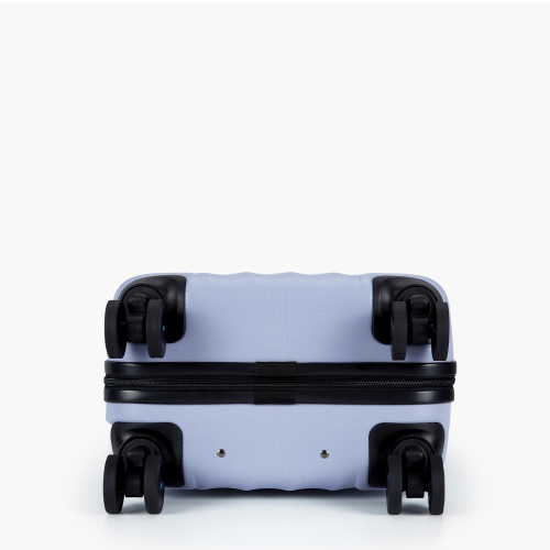 Bagsmart Globetrotter 21" Hardside Rolling Carry-on Stylish Suitcase Light Purple