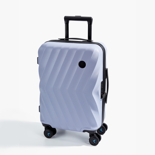 Bagsmart Globetrotter 21" Hardside Rolling Carry-on Stylish Suitcase Light Purple