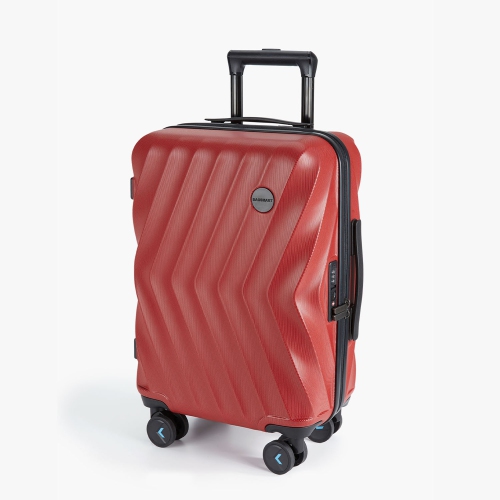 Valise de cabine rigide de 21 po à roulettes Globetrotter de Bagsmart - Bourgogne