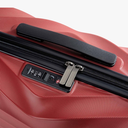 Valise de cabine rigide de 21 po à roulettes Globetrotter de Bagsmart - Bourgogne