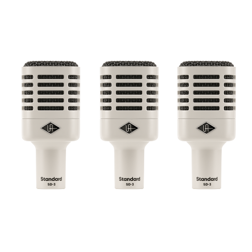 Universal Audio SD-3 Dynamic Microphone with Hemisphere Modeling - 3-Pack