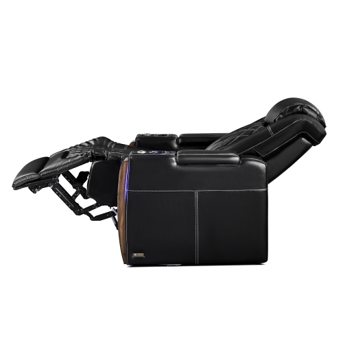 Valencia Tuscany Executive Heat & Massage(Row of 3, Executive Black)