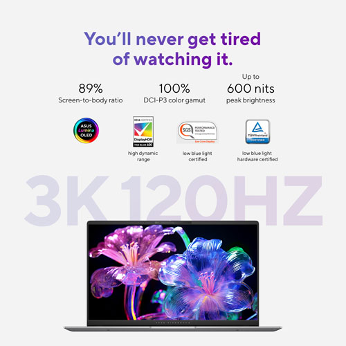 ASUS Vivobook S 15 OLED 15.6" Copilot+ PC Laptop - Cool Silver