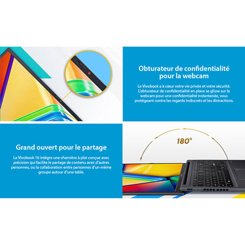 ASUS Vivobook 16" Laptop - Indie Black - English