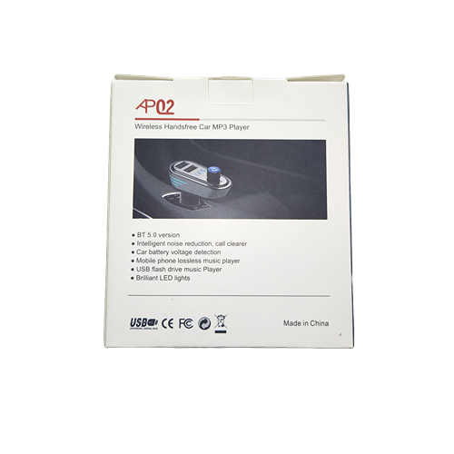 Émetteur FM Bluetooth avec ports USB AP02