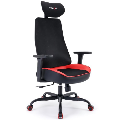 BestOffice Office Chair PC Gaming Chair Cheap Desk Chair Ergonomic PU Leather Executive Computer Chair Lumbar Support Chair