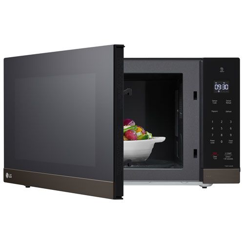 LG NeoChef 2.0 Cu. Ft. Microwave with Smart Inverter (MSER2090D) - Black Stainless Steel