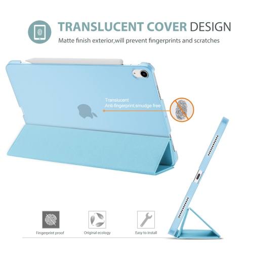 ProCase Smart Case pour iPad Air 11 po M2 2024/10,9 Air 5th génération 2022/10,9 Air 4th 2020, housse de protection pour iPad Air 11/Air 5 4