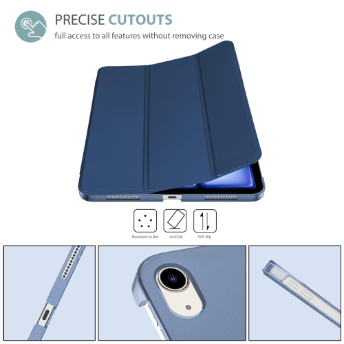 ProCase Smart Case for iPad Air 11-inch M2 2024/10.9 Air 5th Generation 2022/10.9 Air 4th 2020, Protective Cover for iPad Air 11 /Air 5 4 Gen