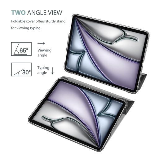 ProCase Smart Case for iPad Air 11-inch M2 2024/10.9 Air 5th Generation 2022/10.9 Air 4th 2020, Protective Cover for iPad Air 11 /Air 5 4 Gen -Grey