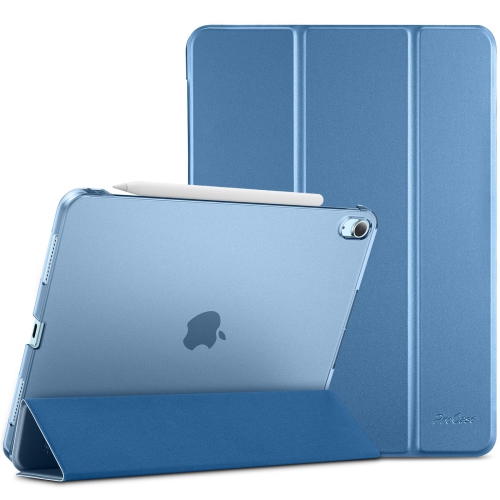ProCase Smart Case for iPad Air 11-inch M2 2024/10.9 Air 5th Generation 2022/10.9 Air 4th 2020, Protective Cover for iPad Air 11 /Air 5 4 Gen -Blue