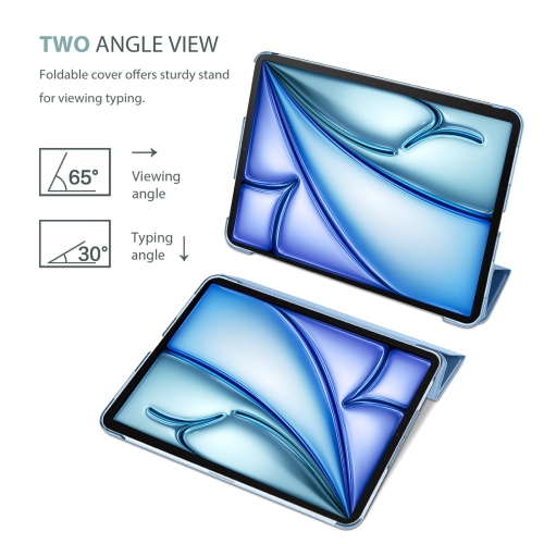 ProCase Smart Case for iPad Air 11-inch M2 2024/10.9 Air 5th Generation 2022/10.9 Air 4th 2020, Protective Cover for iPad Air 11 /Air 5 4 Gen -SkyBlue