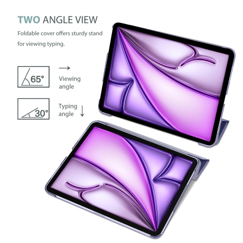 ProCase Smart Case for iPad Air 11-inch M2 2024/10.9 Air 5th Generation 2022/10.9 Air 4th 2020, Protective Cover for iPad Air 11 /Air 5 4 Gen -Purple
