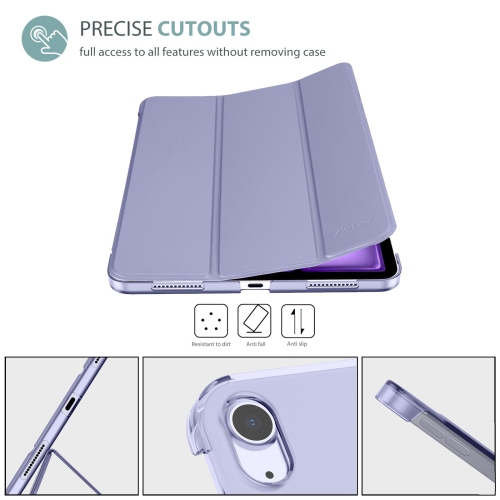 ProCase Smart Case for iPad Air 11-inch M2 2024/10.9 Air 5th Generation 2022/10.9 Air 4th 2020, Protective Cover for iPad Air 11 /Air 5 4 Gen -Purple