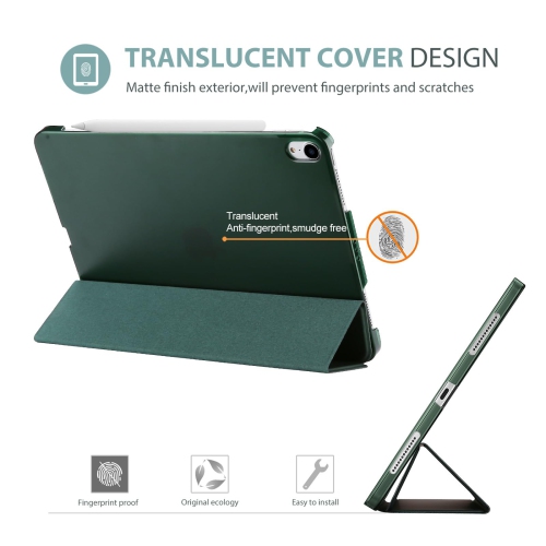 ProCase Smart Case for iPad Air 11-inch M2 2024/10.9 Air 5th Generation 2022/10.9 Air 4th 2020, Protective Cover for iPad Air 11 /Air 5 4 Gen -Mgreen