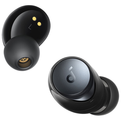 Refurbished - Soundcore by Anker Space A40 In-Ear Noise Cancelling True Wireless Earbuds - Black