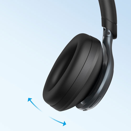 Remis à neuf - Casque d'écoute Bluetooth à isolation sonore Space One de Soundcore par Anker - Noir