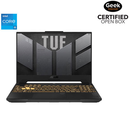 Boîte ouverte - Portable de jeu 15,6 po TUF Gaming F15 d'ASUS