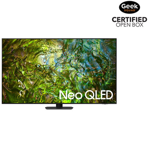 Boîte ouverte - Téléviseur intelligent QLED Tizen HDR Neo 85 po de Samsung - 2024 - Noir graphite