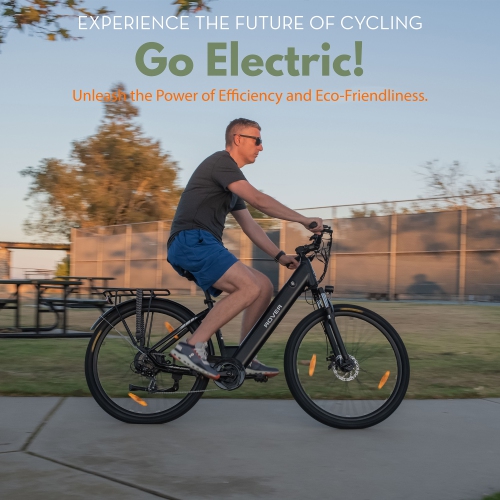 Rover By Land Rover 500-Watt Trekking E-Bike with Pedal Assist