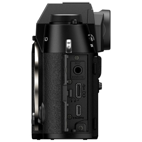 Appareil photo sans miroir X-T50 de Fujifilm avec objectif 16-50mm - Noir