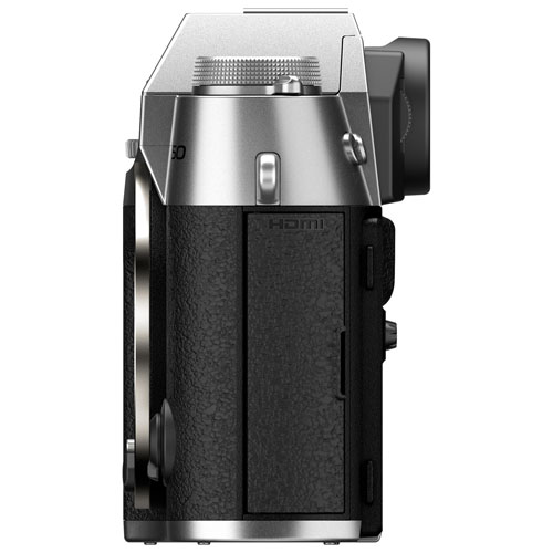 Fujifilm X-T50 Mirrorless Camera with 16-50mm Lens Kit - Silver