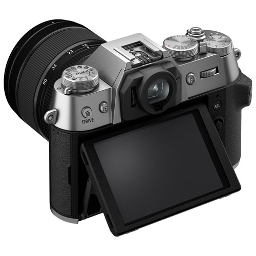 Fujifilm X-T50 Mirrorless Camera with 16-50mm Lens Kit - Silver