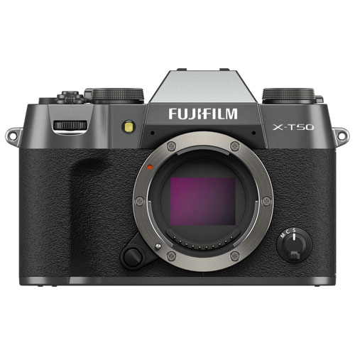 Fujifilm X-T50 Mirrorless Camera with 16-50mm Lens Kit - Charcoal Silver