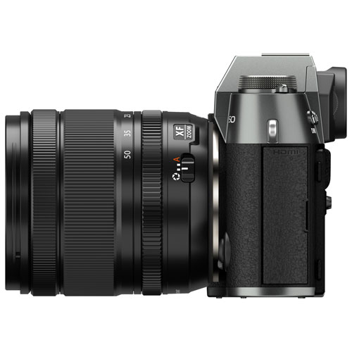 Fujifilm X-T50 Mirrorless Camera with 16-50mm Lens Kit - Charcoal Silver