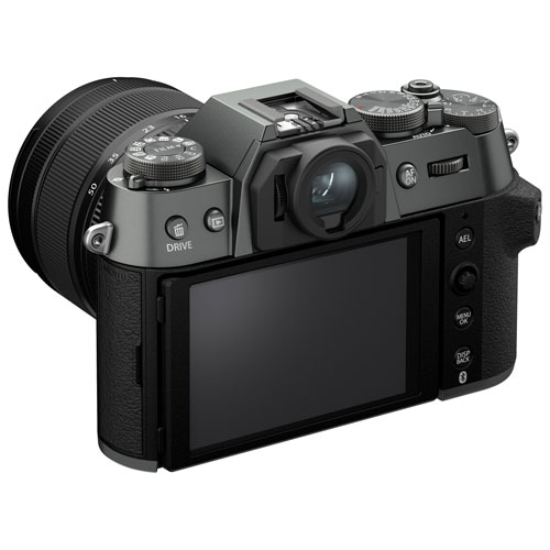 Appareil photo sans miroir X-T50 de Fujifilm avec objectif 15-45 mm - Argenté anthracite