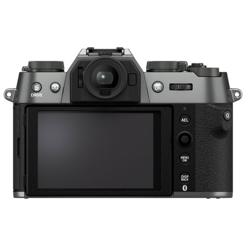 Appareil photo sans miroir X-T50 de Fujifilm avec objectif 15-45 mm - Argenté anthracite