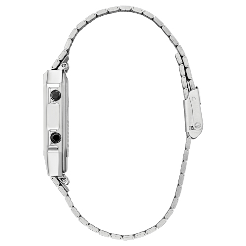 Star Wars Mens Rebel Pilot Japanese Quartz Watch 33mm Silver-Tone Stainless Steel Case and Bracelet with Black Dial